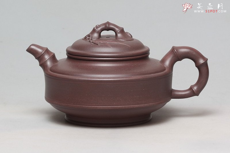 紫砂壶图片：双线竹鼓 - 美壶网