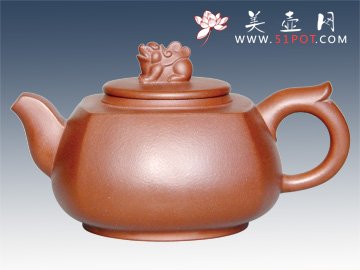 紫砂壶图片：飞天神兽 - 美壶网