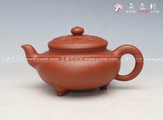 紫砂壶图片：三脚如意 - 美壶网