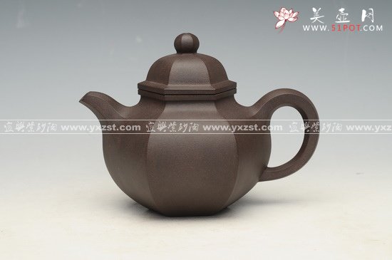 紫砂壶图片：六方掇球 - 美壶网