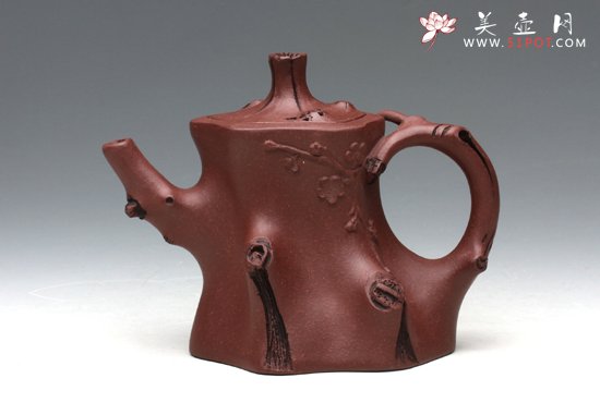 紫砂壶图片：梅桩壶 - 美壶网