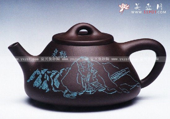 紫砂壶图片：石瓢壶1 - 美壶网