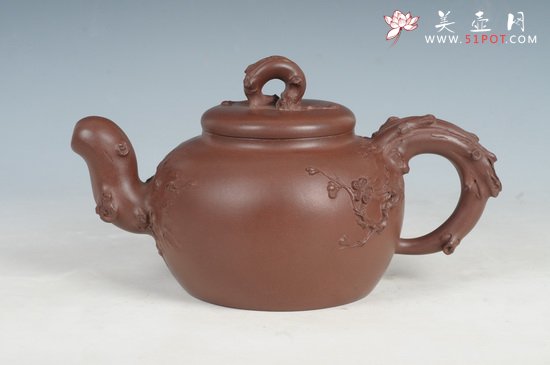 紫砂壶图片：梅花咏春 - 美壶网