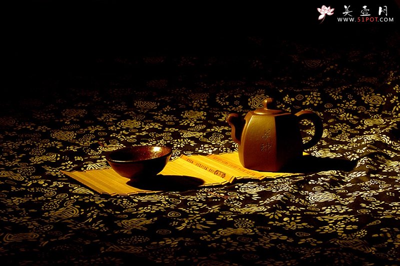 紫砂壶图片：方山水诗文 - 美壶网