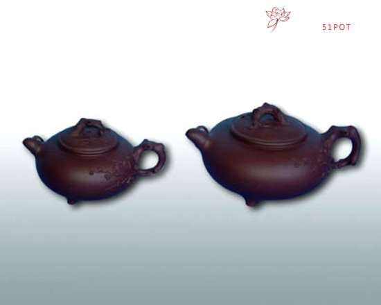 紫砂壶图片：岁寒三友壶 - 美壶网