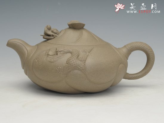 紫砂壶图片：鱼化龙鱼 - 美壶网