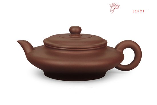 紫砂壶图片：虚扁 - 美壶网