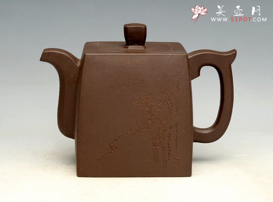 紫砂壶图片：高方(陶刻陈洪林) - 美壶网