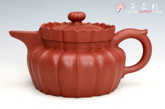 紫砂壶图片：菱花僧帽 - 美壶网