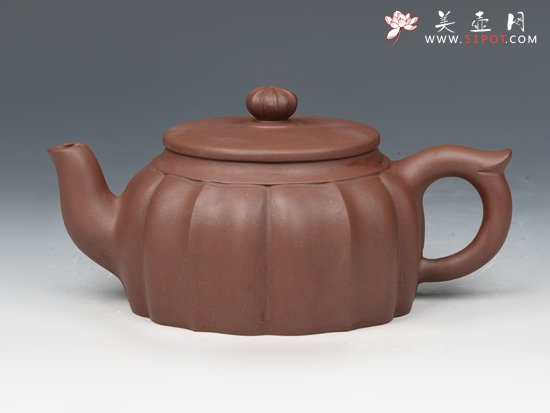 紫砂壶图片：菱花 - 美壶网