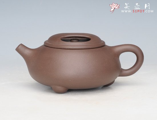 紫砂壶图片：牛盖石瓢 - 美壶网