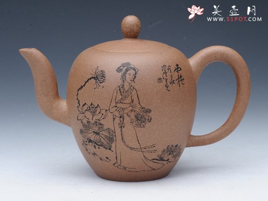紫砂壶图片：美人肩 - 美壶网