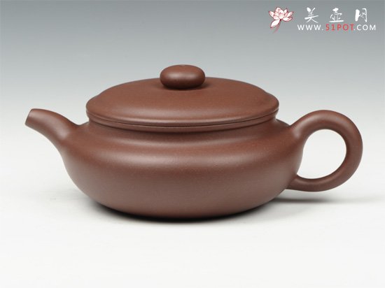 紫砂壶图片：扁鼓 - 美壶网