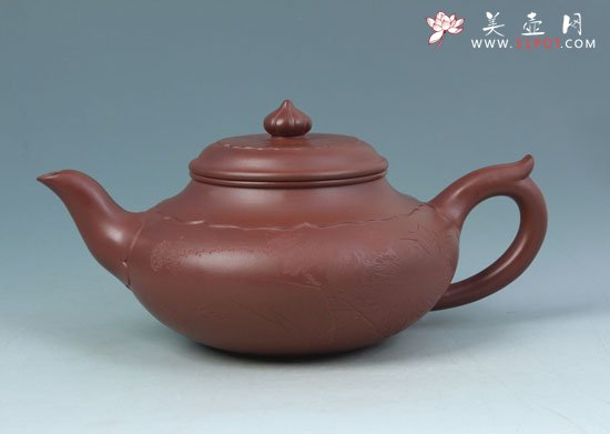 紫砂壶图片：荷意浓浓 - 美壶网