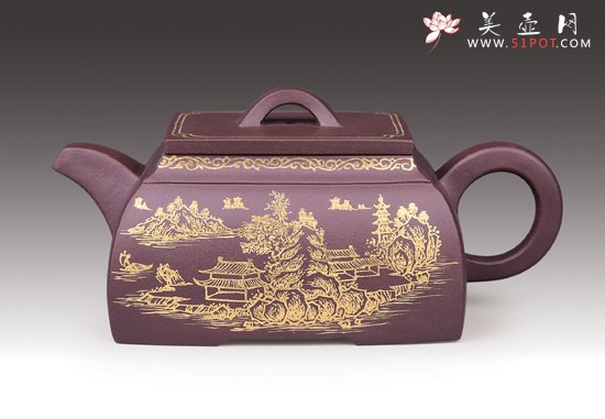 紫砂壶图片：长方 - 美壶网