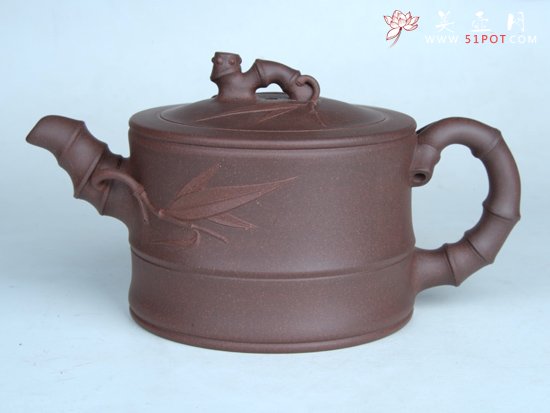 紫砂壶图片：竹段 - 美壶网