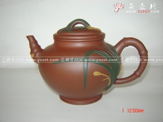 紫砂壶图片：兰花 - 美壶网