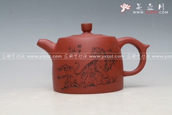 紫砂壶图片：大井栏 390CC - 美壶网