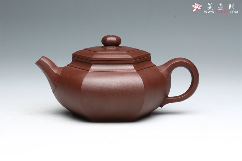 紫砂壶图片：大彬六方壶 - 美壶网