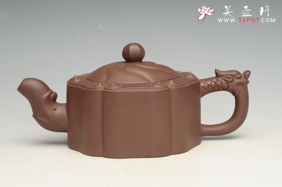 紫砂壶图片：龙头如意 - 美壶网