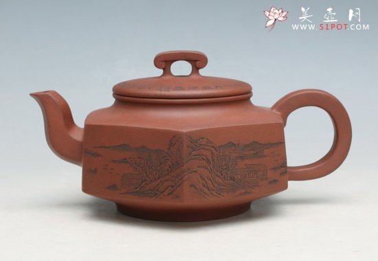 紫砂壶图片：山谷琴声 - 美壶网