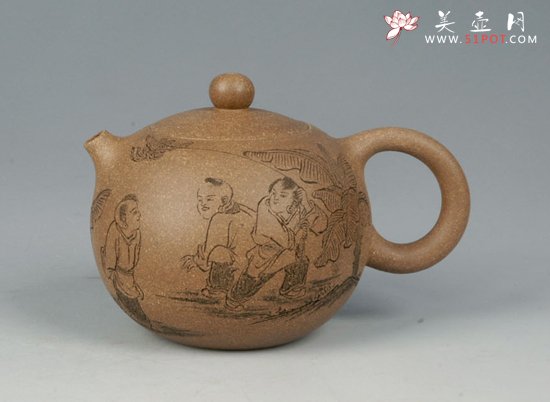 紫砂壶图片：童趣 - 美壶网