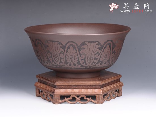 紫砂壶图片：陶刻水洗 - 美壶网