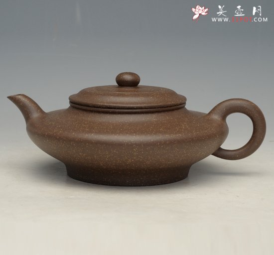 紫砂壶图片：虚扁 - 美壶网