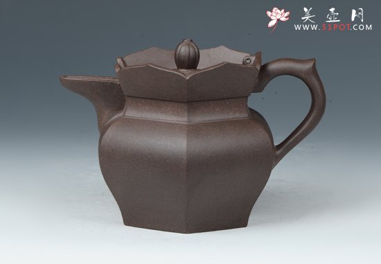 紫砂壶图片：僧帽壶 - 美壶网