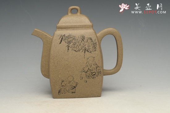 紫砂壶图片：汉方 - 美壶网