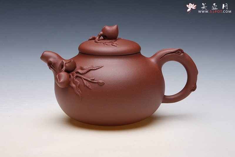 紫砂壶图片：寿桃壶 - 美壶网