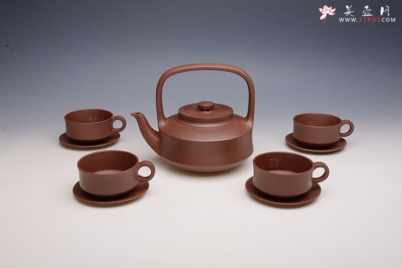 紫砂壶图片：提壁套组 - 美壶网