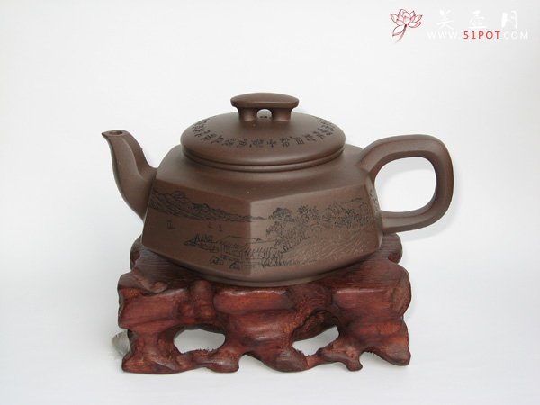 紫砂壶图片：桥顶方圆 - 美壶网