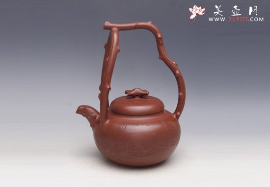 紫砂壶图片：东坡提梁 - 美壶网