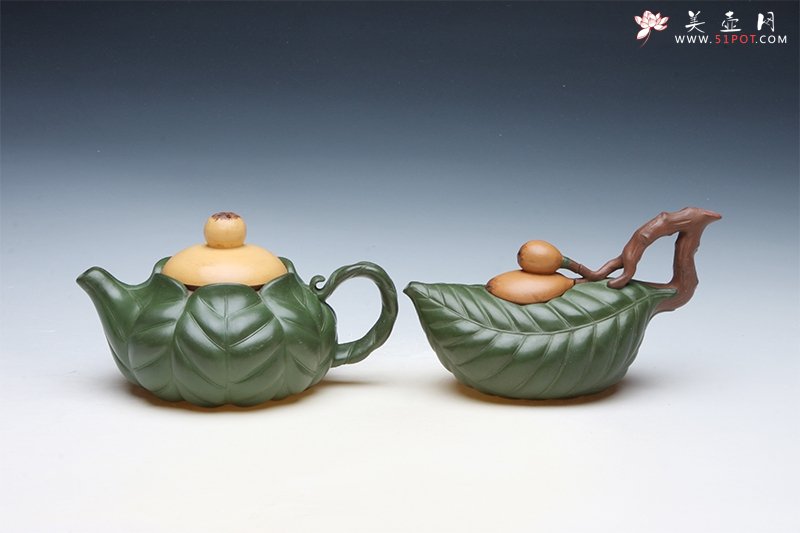紫砂壶图片：枇杷姊妹 - 美壶网