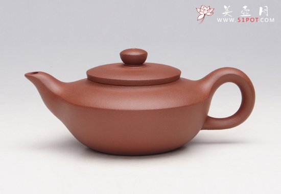 紫砂壶图片：汉扁壶 - 美壶网