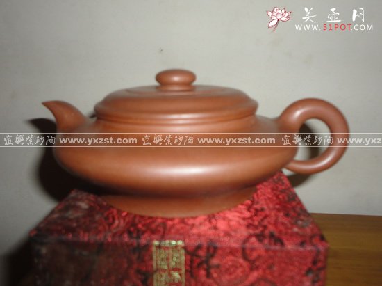 紫砂壶图片：虚扁 - 美壶网