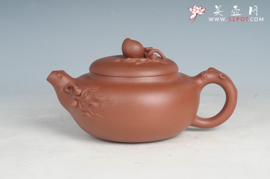 紫砂壶图片：寿桃 (1) - 美壶网
