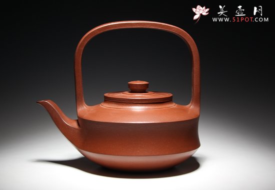 紫砂壶图片：景舟提梁 - 美壶网