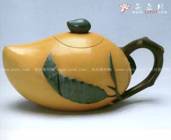 紫砂壶图片：芒果壶 - 美壶网