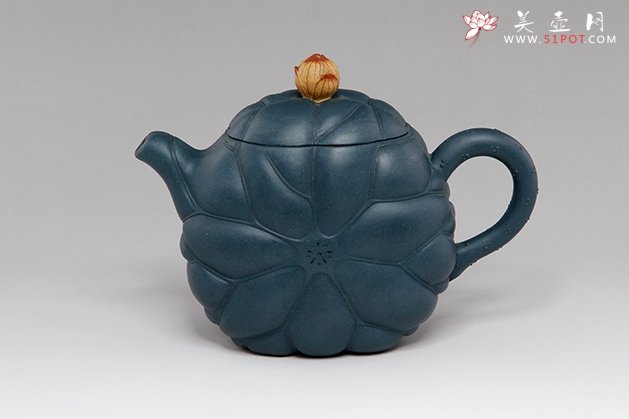 紫砂壶图片：清风荷叶壶 - 美壶网