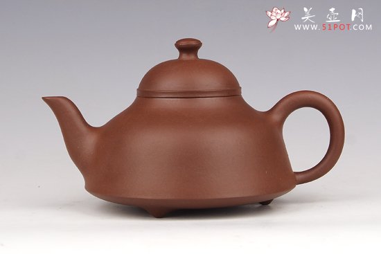紫砂壶图片：三足乳鼎 - 美壶网