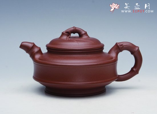 紫砂壶图片：双线竹鼓 - 美壶网
