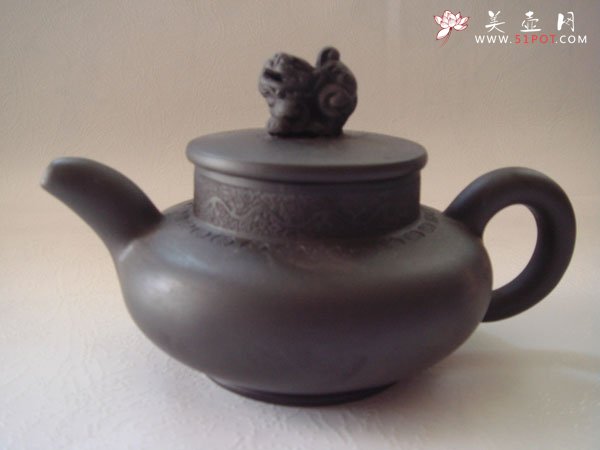 紫砂壶图片：狮登 - 美壶网