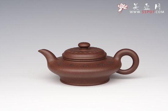 紫砂壶图片：虚扁 - 美壶网