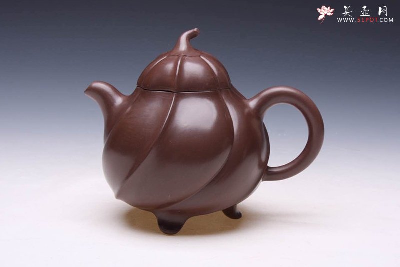 紫砂壶图片：旋金瓜 - 美壶网