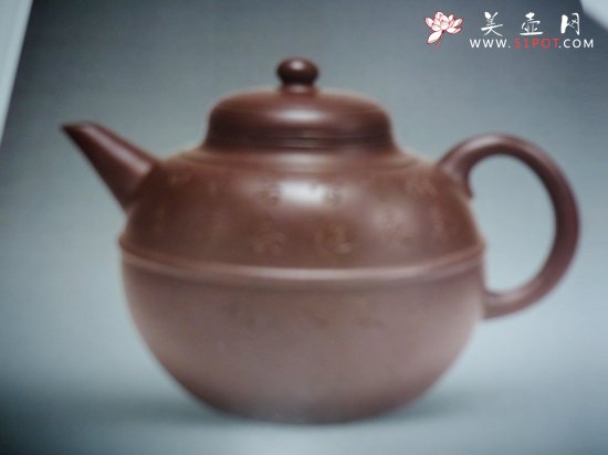 紫砂壶图片：腰线圆壶 - 美壶网