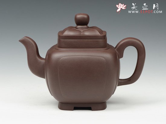 紫砂壶图片：四方菱花 - 美壶网