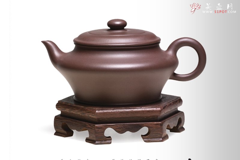 紫砂壶图片：虚扁 - 美壶网