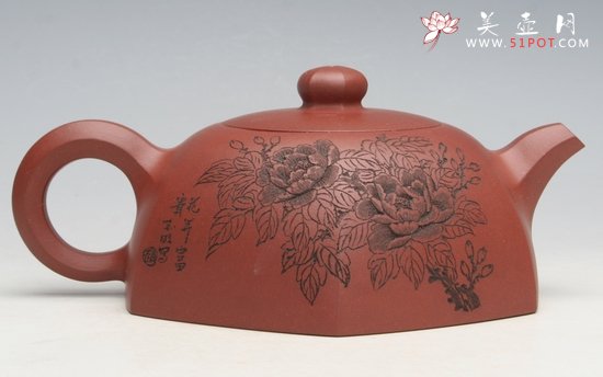 紫砂壶图片：六方半月 - 美壶网